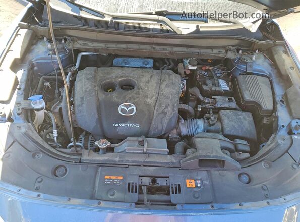 JM3KFACM8M0366345 2021 MAZDA CX-5 Синий Вид подкапотного пространства