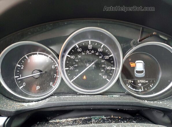 JM3KFACM8M0445692 2021 MAZDA CX-5 Black Vista del cuadro de instrumentos