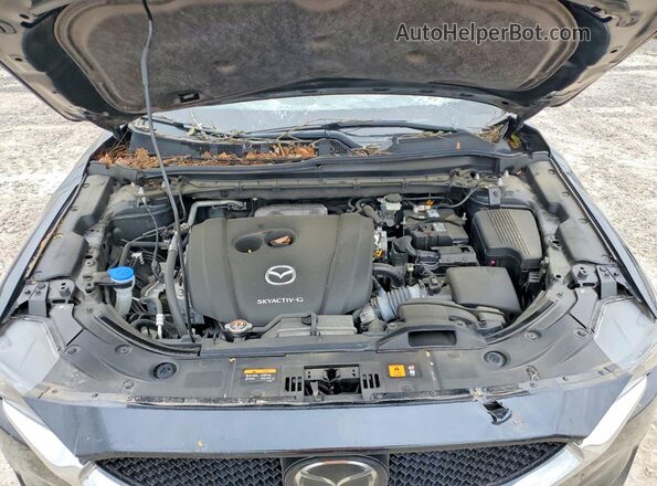 JM3KFACM8M0445692 2021 MAZDA CX-5 Black Vista del compartimento del motor