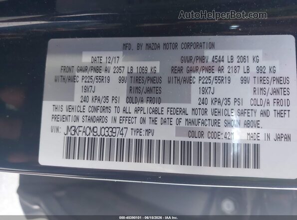JM3KFACM9J0339747 2018 MAZDA CX-5 Dark Blue 