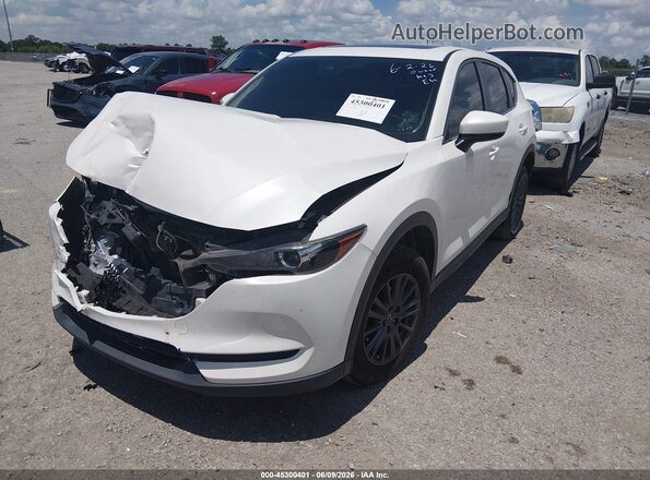 JM3KFACM9L0835330 2020 MAZDA CX-5 Белый Передняя левая четверть