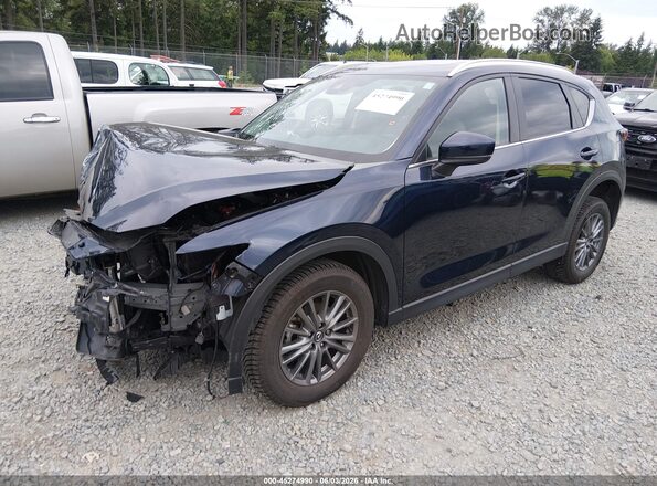 JM3KFACM9M1347149 2021 MAZDA CX-5 Blue Передня ліва чверть