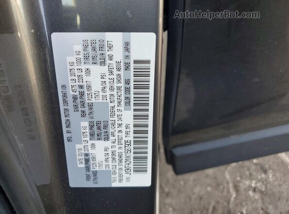 JM3KFACMXK1587906 2019 MAZDA CX-5 Gray Widok naklejki z numerem VIN