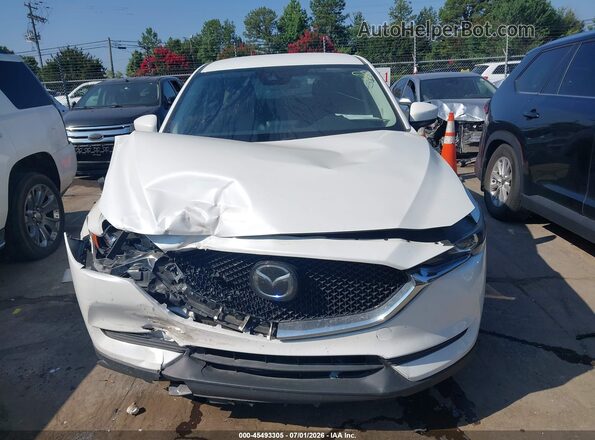 JM3KFACMXL0747886 2020 MAZDA CX-5 White ხელსაწყოთა პანელის ხედი