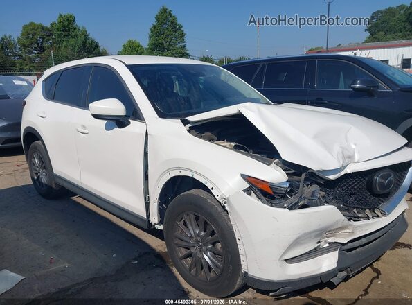 JM3KFACMXL0747886 2020 MAZDA CX-5 White უკანა სალონის ხედი
