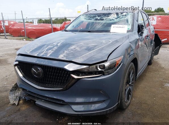 JM3KFACY7M0369448 2021 MAZDA CX-5 Blue Передня ліва чверть
