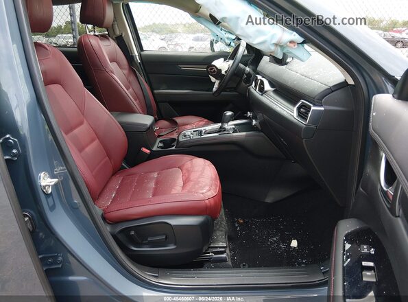 JM3KFACY7M0369448 2021 MAZDA CX-5 Blue Вид салону спереду