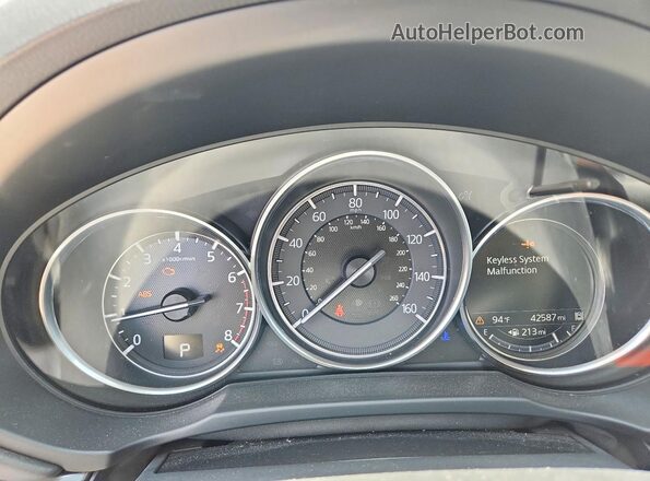 JM3KFADL2H0123853 2017 MAZDA CX-5 Белый Вид щитка приборов