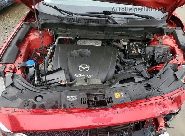 JM3KFADL4H0192608 2017 MAZDA CX-5 Red Vista interior trasera