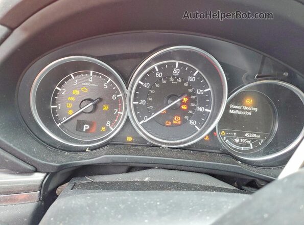 JM3KFADL4H0192608 2017 MAZDA CX-5 Red Vista del cuadro de instrumentos