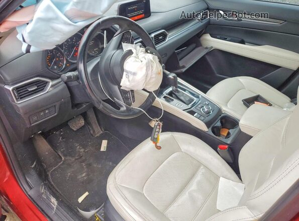 JM3KFADL4H0192608 2017 MAZDA CX-5 Red Vista del salpicadero
