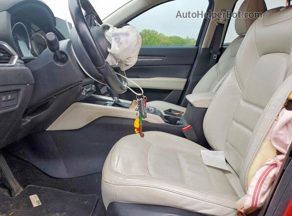 JM3KFADL4H0192608 2017 MAZDA CX-5 Red Vista interior delantera