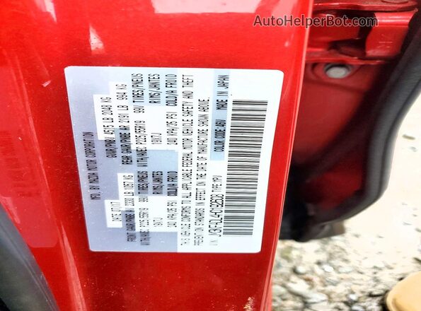 JM3KFADL4H0192608 2017 MAZDA CX-5 Red Vista del compartimento del motor