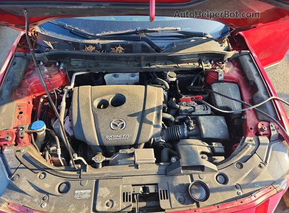 JM3KFADL7H0183529 2017 MAZDA CX-5 Red Engine compartment view