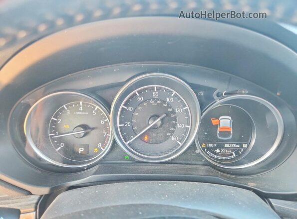 JM3KFADL9H0193477 2017 MAZDA CX-5 Черный Вид щитка приборов