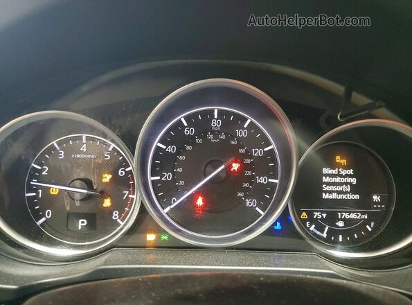 JM3KFADM0J1448185 2018 MAZDA CX-5 White Widok zestawu wskaźników