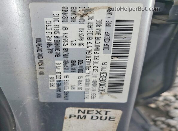 JM3KFADM0K0550206 2019 MAZDA CX-5 Серебряный Вид наклейки с VIN-кодом