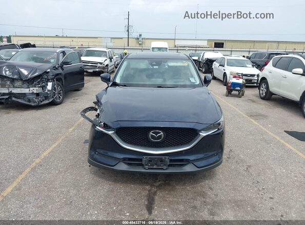 JM3KFADM0K1556825 2019 MAZDA CX-5 Blue Instrument cluster view