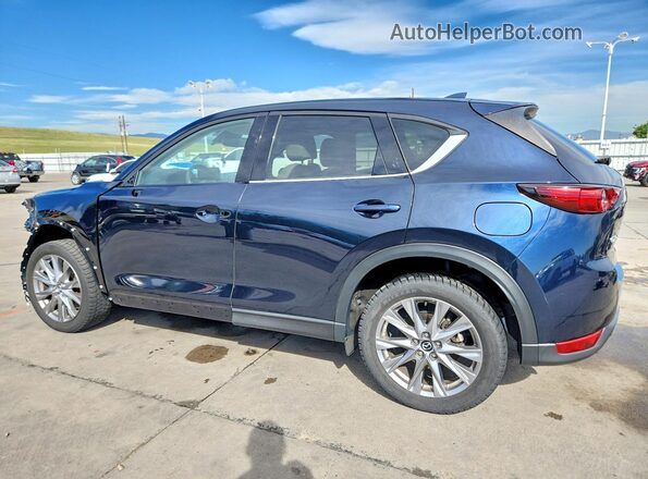 JM3KFADM0M1322994 2021 MAZDA CX-5 Blue Հետևի ձախ