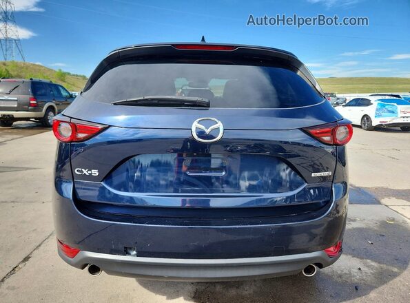 JM3KFADM0M1322994 2021 MAZDA CX-5 Blue Հետևի տեսք