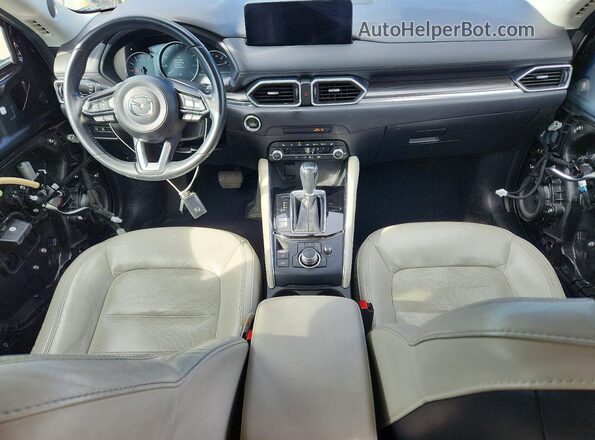 JM3KFADM0M1322994 2021 MAZDA CX-5 Blue Առջևի վահանակի տեսք