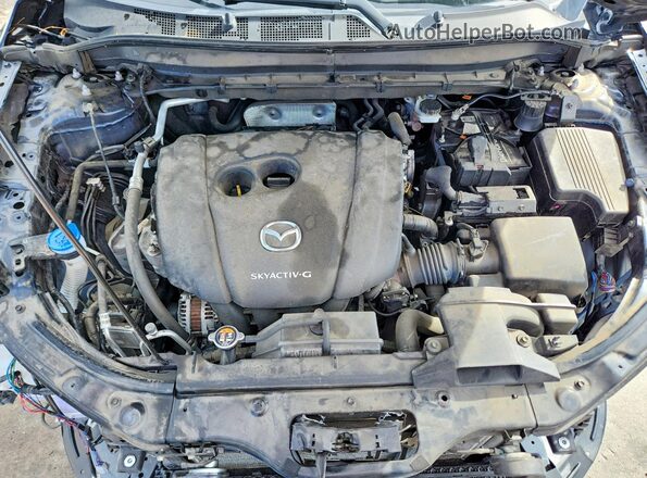 JM3KFADM0M1322994 2021 MAZDA CX-5 Blue Շարժիչի բաժամունքի տեսք