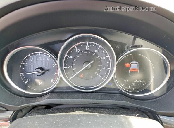 JM3KFADM1J0320639 2018 MAZDA CX-5 Silver ხელსაწყოთა პანელის ხედი