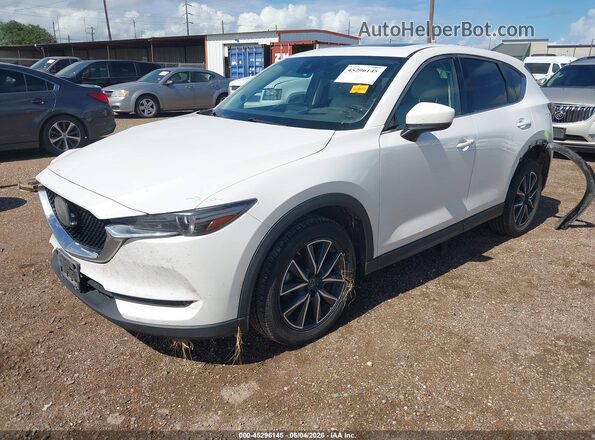 JM3KFADM1J0327901 2018 MAZDA CX-5 White Առջևի ձախ երեք քառորդ տեսարան