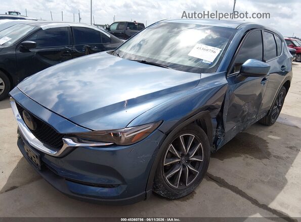JM3KFADM2J0316633 2018 MAZDA CX-5 Blue Front left