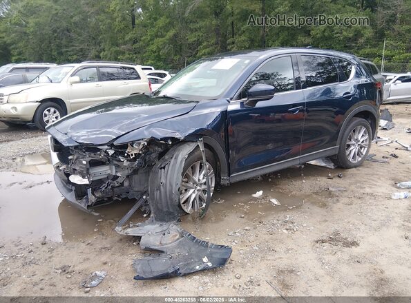 JM3KFADM2K1549181 2019 MAZDA CX-5 Dark Blue Առջևի ձախ երեք քառորդ տեսարան