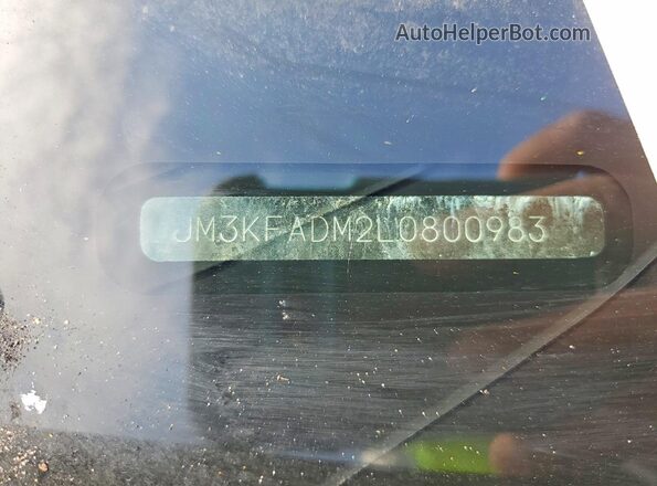JM3KFADM2L0800983 2020 MAZDA CX-5 Black ძრავის განყოფილების ხედი