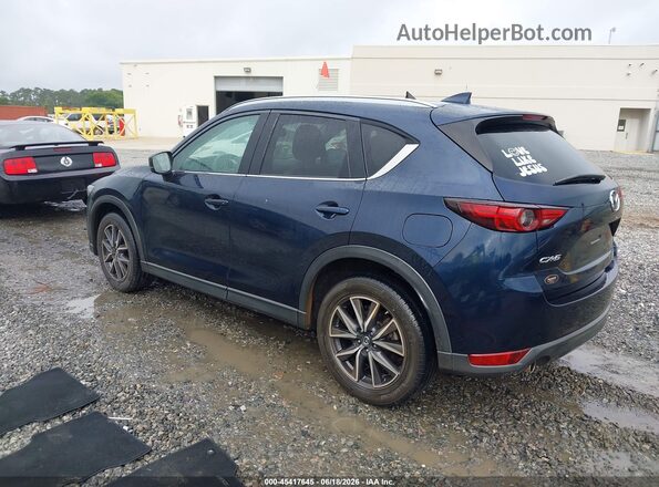 JM3KFADM3J1422535 2018 MAZDA CX-5 Blue Trasero izquierdo