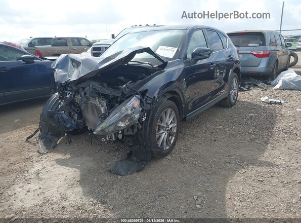 JM3KFADM4K1521222 2019 MAZDA CX-5 Blue Առջևի ձախ երեք քառորդ տեսարան