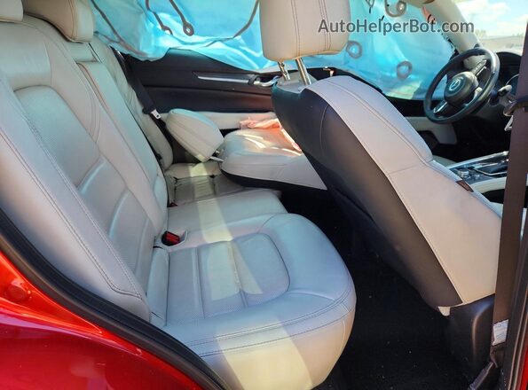 JM3KFADM4L0752435 2020 MAZDA CX-5 Red უკანა სავარძლების ხედი