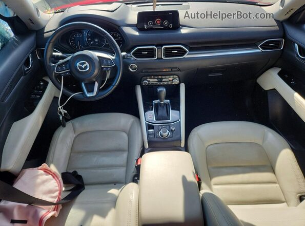 JM3KFADM4L0752435 2020 MAZDA CX-5 Red წინა პანელის ხედი