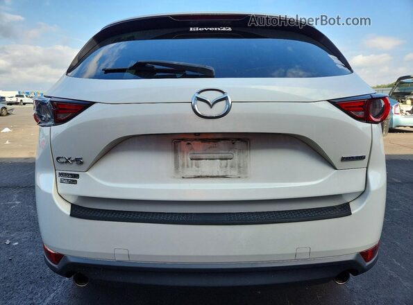 JM3KFADM4L0835511 2020 MAZDA CX-5 White Հետևի տեսք