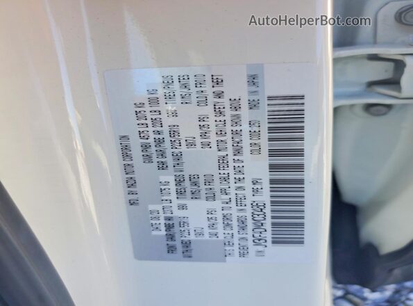 JM3KFADM4M0304861 2021 MAZDA CX-5 White Вид наклейки з VIN-кодом