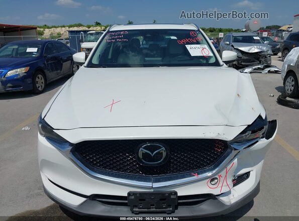 JM3KFADM5J0422705 2018 MAZDA CX-5 White Widok zestawu wskaźników