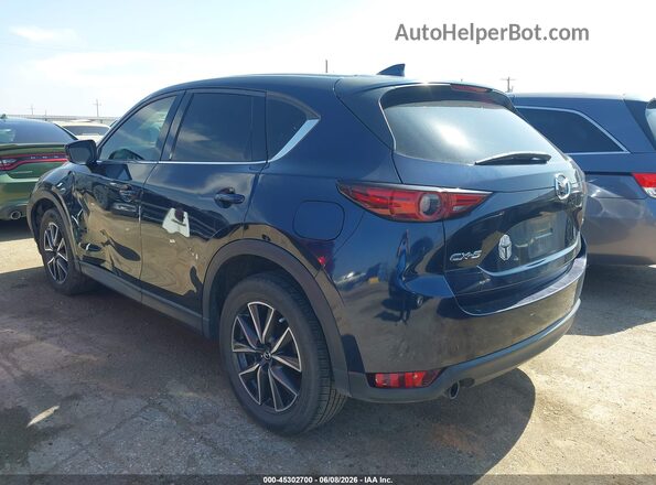 JM3KFADM7J1329582 2018 MAZDA CX-5 Navy Trasero izquierdo
