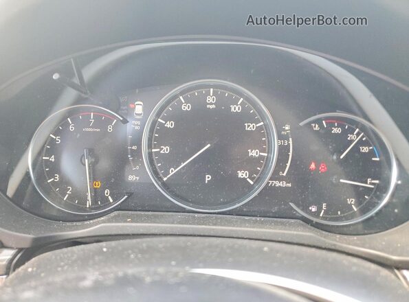 JM3KFADM7L0724323 2020 MAZDA CX-5 White Instrument cluster view