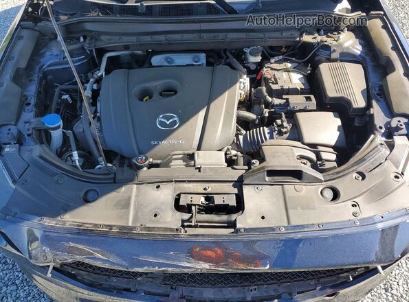 JM3KFADM7M0400192 2021 MAZDA CX-5 Blue Вид підкапотного простору