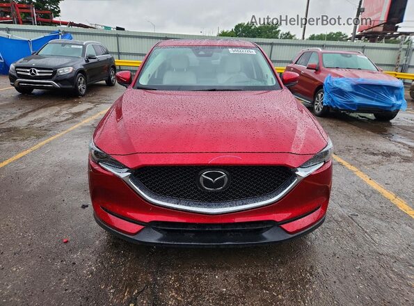 JM3KFADM9J0414915 2018 MAZDA CX-5 Бордовый Вид спереди