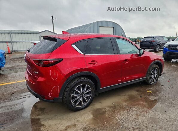 JM3KFADM9J0414915 2018 MAZDA CX-5 Бордовый Задняя правая четверть