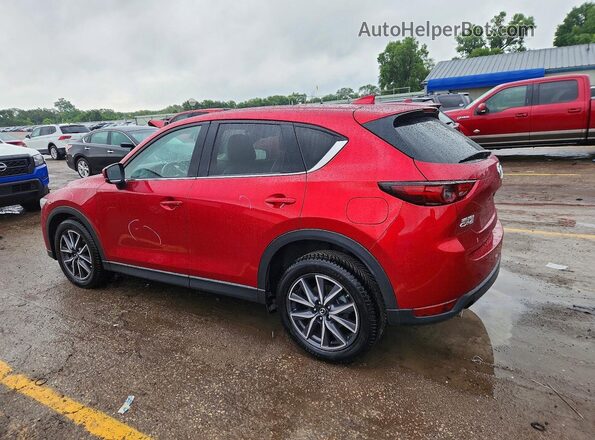 JM3KFADM9J0414915 2018 MAZDA CX-5 Бордовый Задняя левая четверть
