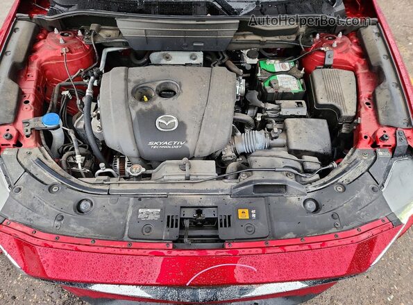 JM3KFADM9J0414915 2018 MAZDA CX-5 Бордовый Вид задней части салона