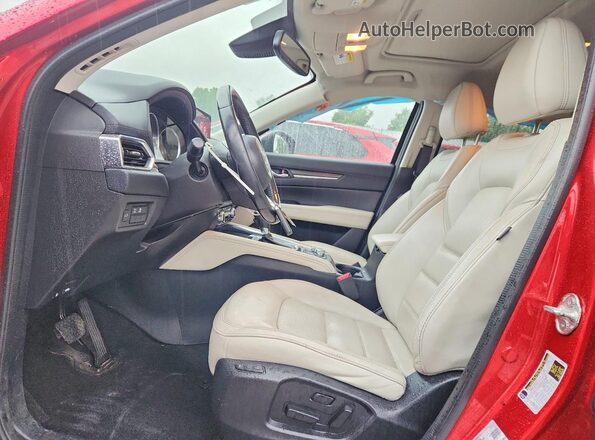 JM3KFADM9J0414915 2018 MAZDA CX-5 Бордовый Вид салона спереди
