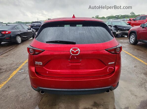 JM3KFADM9J0414915 2018 MAZDA CX-5 Бордовый Вид сзади
