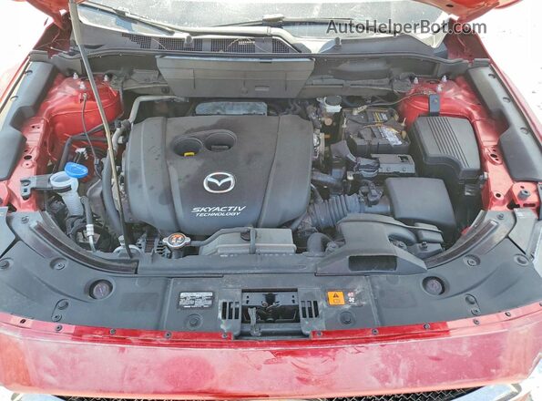 JM3KFADM9J1372983 2018 MAZDA CX-5 Red ძრავის განყოფილების ხედი