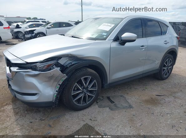 JM3KFADMXJ0311762 2018 MAZDA CX-5 Серебряный Передняя левая четверть