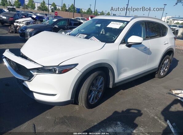 JM3KFADMXK0500400 2019 MAZDA CX-5 White Առջևի ձախ երեք քառորդ տեսարան